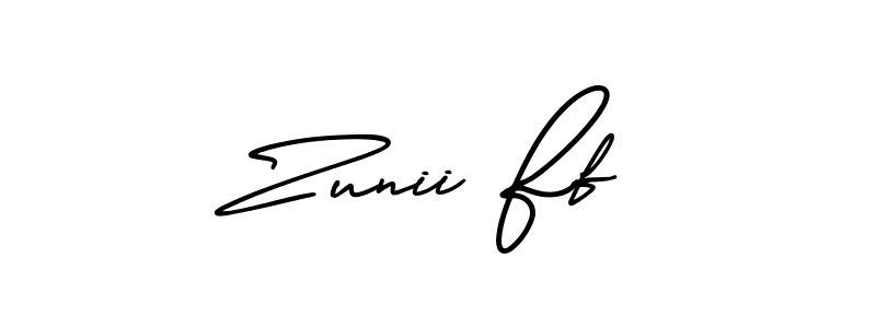 Best and Professional Signature Style for Zunii Ff. AmerikaSignatureDemo-Regular Best Signature Style Collection. Zunii Ff signature style 3 images and pictures png