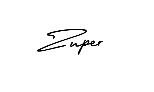 if you are searching for the best signature style for your name Zuper. so please give up your signature search. here we have designed multiple signature styles  using AmerikaSignatureDemo-Regular. Zuper signature style 3 images and pictures png