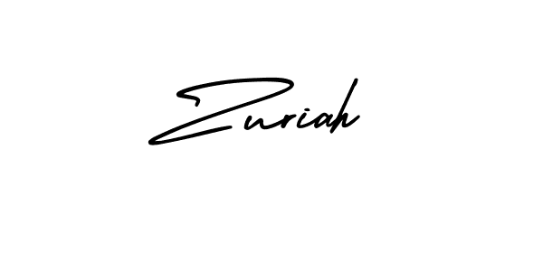 Also we have Zuriah name is the best signature style. Create professional handwritten signature collection using AmerikaSignatureDemo-Regular autograph style. Zuriah signature style 3 images and pictures png