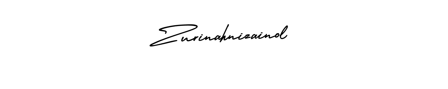 How to make Zurinahnizainol signature? AmerikaSignatureDemo-Regular is a professional autograph style. Create handwritten signature for Zurinahnizainol name. Zurinahnizainol signature style 3 images and pictures png