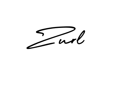 How to make Zurl name signature. Use AmerikaSignatureDemo-Regular style for creating short signs online. This is the latest handwritten sign. Zurl signature style 3 images and pictures png