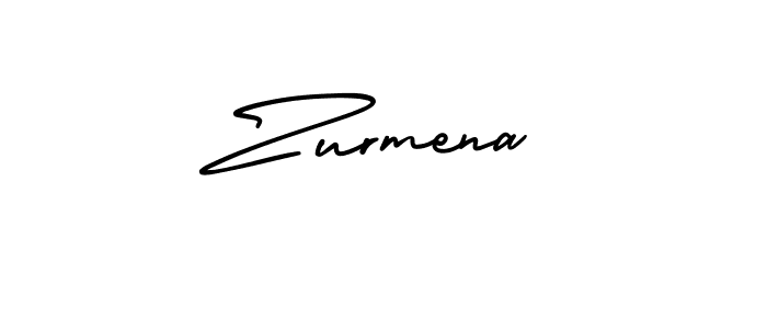 Zurmena stylish signature style. Best Handwritten Sign (AmerikaSignatureDemo-Regular) for my name. Handwritten Signature Collection Ideas for my name Zurmena. Zurmena signature style 3 images and pictures png