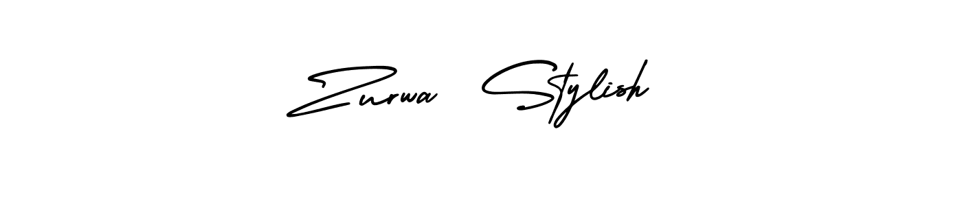 Once you've used our free online signature maker to create your best signature AmerikaSignatureDemo-Regular style, it's time to enjoy all of the benefits that Zurwa  Stylish name signing documents. Zurwa  Stylish signature style 3 images and pictures png
