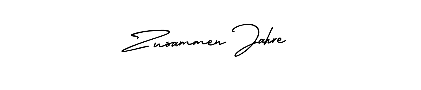 Once you've used our free online signature maker to create your best signature AmerikaSignatureDemo-Regular style, it's time to enjoy all of the benefits that Zusammen Jahre name signing documents. Zusammen Jahre signature style 3 images and pictures png