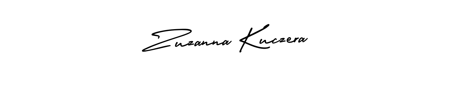 How to make Zuzanna Kuczera name signature. Use AmerikaSignatureDemo-Regular style for creating short signs online. This is the latest handwritten sign. Zuzanna Kuczera signature style 3 images and pictures png