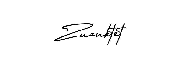 Use a signature maker to create a handwritten signature online. With this signature software, you can design (AmerikaSignatureDemo-Regular) your own signature for name Zuzuhtet. Zuzuhtet signature style 3 images and pictures png