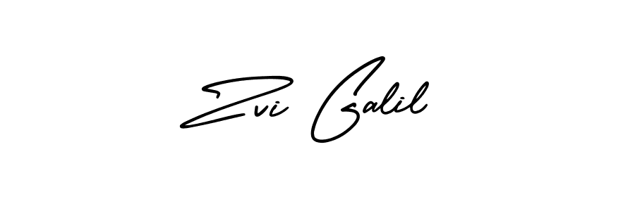 How to make Zvi Galil signature? AmerikaSignatureDemo-Regular is a professional autograph style. Create handwritten signature for Zvi Galil name. Zvi Galil signature style 3 images and pictures png