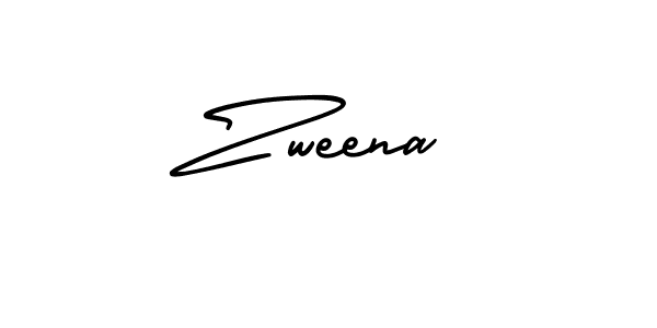 How to Draw Zweena signature style? AmerikaSignatureDemo-Regular is a latest design signature styles for name Zweena. Zweena signature style 3 images and pictures png