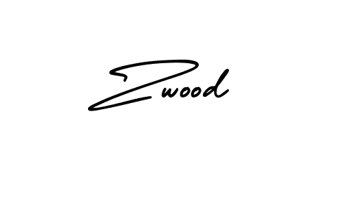 It looks lik you need a new signature style for name Zwood. Design unique handwritten (AmerikaSignatureDemo-Regular) signature with our free signature maker in just a few clicks. Zwood signature style 3 images and pictures png