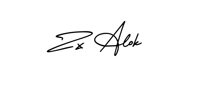 Check out images of Autograph of Zx Alok name. Actor Zx Alok Signature Style. AmerikaSignatureDemo-Regular is a professional sign style online. Zx Alok signature style 3 images and pictures png