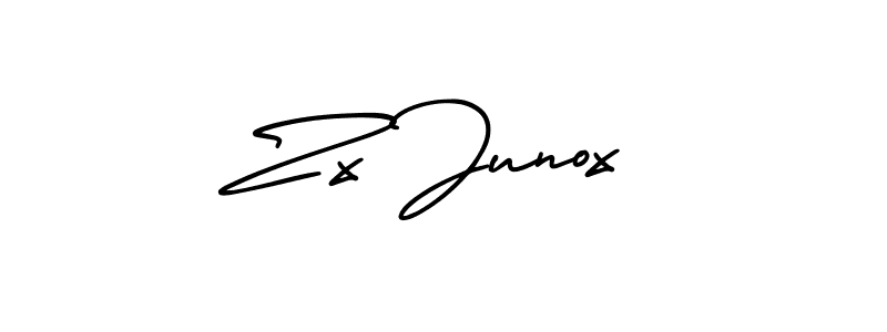 It looks lik you need a new signature style for name Zx Junox. Design unique handwritten (AmerikaSignatureDemo-Regular) signature with our free signature maker in just a few clicks. Zx Junox signature style 3 images and pictures png