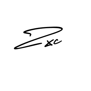 Use a signature maker to create a handwritten signature online. With this signature software, you can design (AmerikaSignatureDemo-Regular) your own signature for name Zxc. Zxc signature style 3 images and pictures png