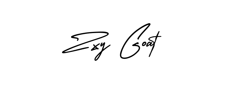 Design your own signature with our free online signature maker. With this signature software, you can create a handwritten (AmerikaSignatureDemo-Regular) signature for name Zxy Goat. Zxy Goat signature style 3 images and pictures png