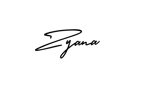 Also You can easily find your signature by using the search form. We will create Zyana name handwritten signature images for you free of cost using AmerikaSignatureDemo-Regular sign style. Zyana signature style 3 images and pictures png