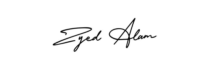 if you are searching for the best signature style for your name Zyed Alam. so please give up your signature search. here we have designed multiple signature styles  using AmerikaSignatureDemo-Regular. Zyed Alam signature style 3 images and pictures png