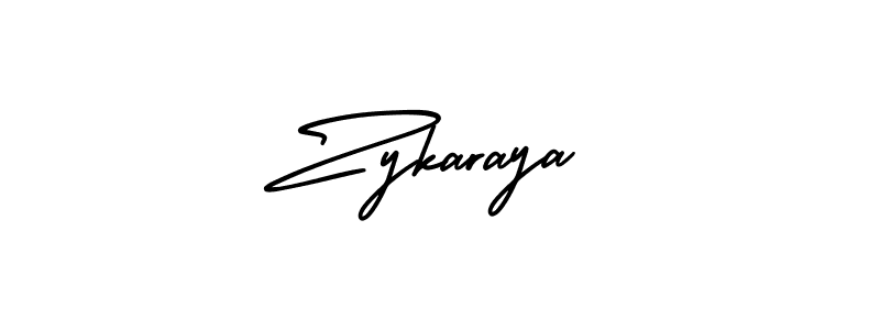 How to Draw Zykaraya signature style? AmerikaSignatureDemo-Regular is a latest design signature styles for name Zykaraya. Zykaraya signature style 3 images and pictures png