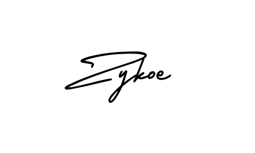How to Draw Zykoe signature style? AmerikaSignatureDemo-Regular is a latest design signature styles for name Zykoe. Zykoe signature style 3 images and pictures png