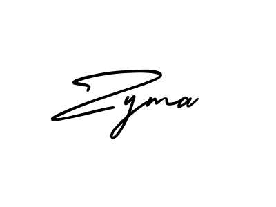 Make a beautiful signature design for name Zyma. Use this online signature maker to create a handwritten signature for free. Zyma signature style 3 images and pictures png