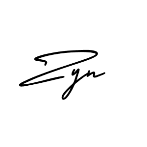 It looks lik you need a new signature style for name Zyn. Design unique handwritten (AmerikaSignatureDemo-Regular) signature with our free signature maker in just a few clicks. Zyn signature style 3 images and pictures png