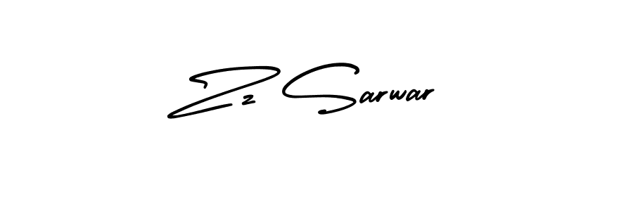Also we have Zz Sarwar name is the best signature style. Create professional handwritten signature collection using AmerikaSignatureDemo-Regular autograph style. Zz Sarwar signature style 3 images and pictures png