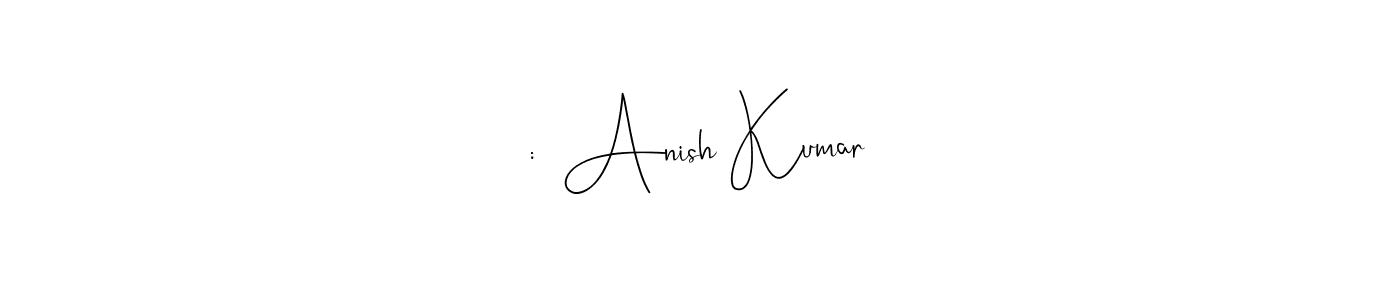 This is the best signature style for the :  Anish Kumar name. Also you like these signature font (Andilay-7BmLP). Mix name signature. :  Anish Kumar signature style 4 images and pictures png