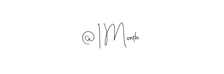 Best and Professional Signature Style for @ 1 Month. Andilay-7BmLP Best Signature Style Collection. @ 1 Month signature style 4 images and pictures png