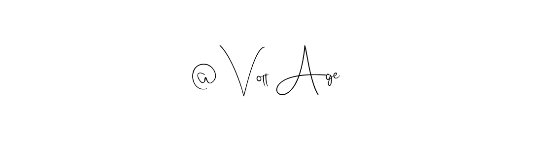 Make a beautiful signature design for name @ Volt Age . Use this online signature maker to create a handwritten signature for free. @ Volt Age  signature style 4 images and pictures png