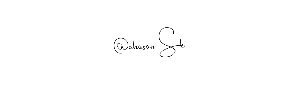 Also we have @ahasan Sk name is the best signature style. Create professional handwritten signature collection using Andilay-7BmLP autograph style. @ahasan Sk signature style 4 images and pictures png