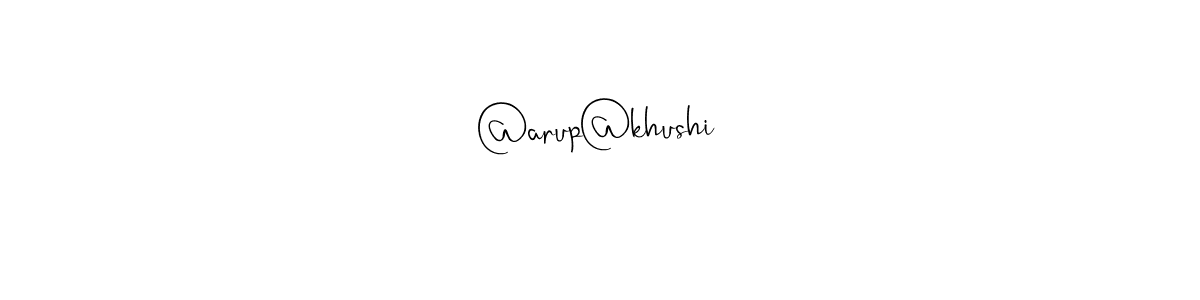 You can use this online signature creator to create a handwritten signature for the name @arup@khushi. This is the best online autograph maker. @arup@khushi signature style 4 images and pictures png