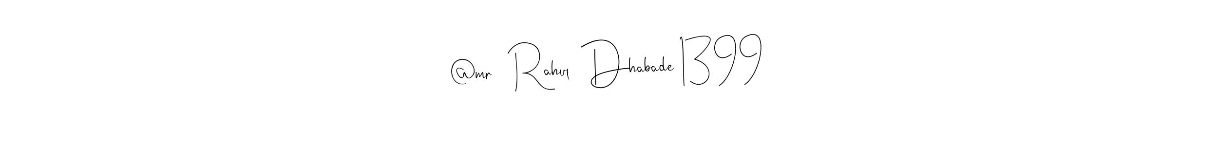 The best way (Andilay-7BmLP) to make a short signature is to pick only two or three words in your name. The name @mr   Rahul  Dhabade 1399 include a total of six letters. For converting this name. @mr   Rahul  Dhabade 1399 signature style 4 images and pictures png