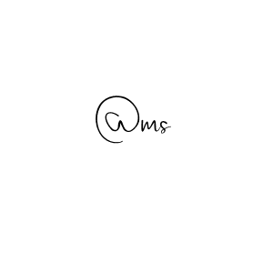 How to make @ms signature? Andilay-7BmLP is a professional autograph style. Create handwritten signature for @ms name. @ms signature style 4 images and pictures png