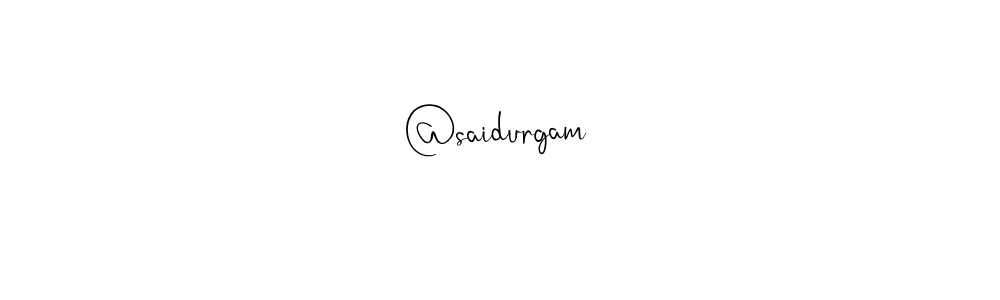 You can use this online signature creator to create a handwritten signature for the name @saidurgam. This is the best online autograph maker. @saidurgam signature style 4 images and pictures png