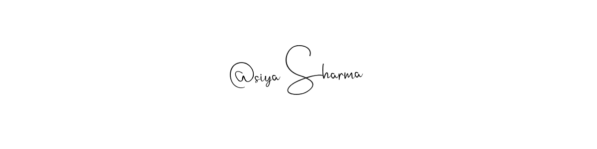 The best way (Andilay-7BmLP) to make a short signature is to pick only two or three words in your name. The name @siya Sharma include a total of six letters. For converting this name. @siya Sharma signature style 4 images and pictures png