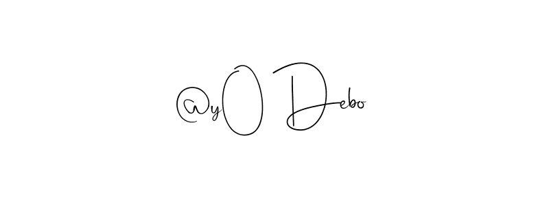 Create a beautiful signature design for name @y0 Debo. With this signature (Andilay-7BmLP) fonts, you can make a handwritten signature for free. @y0 Debo signature style 4 images and pictures png