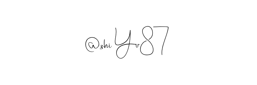 You can use this online signature creator to create a handwritten signature for the name @zhi Yu87. This is the best online autograph maker. @zhi Yu87 signature style 4 images and pictures png