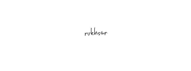 Create a beautiful signature design for name `rukhsar. With this signature (Andilay-7BmLP) fonts, you can make a handwritten signature for free. `rukhsar signature style 4 images and pictures png