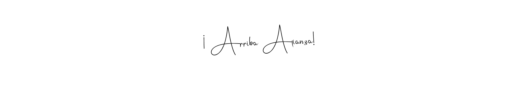 See photos of ¡ Arriba Alianza! official signature by Spectra . Check more albums & portfolios. Read reviews & check more about Andilay-7BmLP font. ¡ Arriba Alianza! signature style 4 images and pictures png