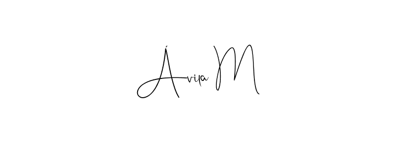 Here are the top 10 professional signature styles for the name Ávila M. These are the best autograph styles you can use for your name. Ávila M signature style 4 images and pictures png