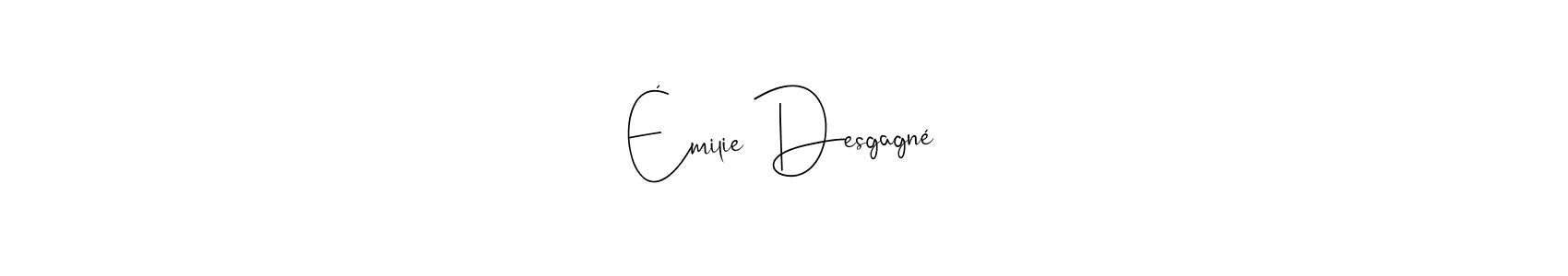 How to Draw Émilie Desgagné signature style? Andilay-7BmLP is a latest design signature styles for name Émilie Desgagné. Émilie Desgagné signature style 4 images and pictures png