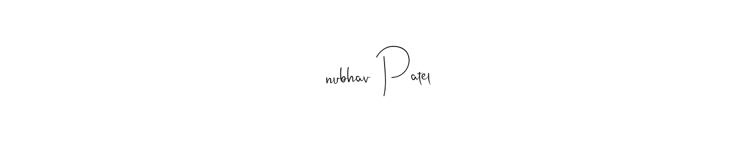 Check out images of Autograph of अnubhav Patel name. Actor अnubhav Patel Signature Style. Andilay-7BmLP is a professional sign style online. अnubhav Patel signature style 4 images and pictures png