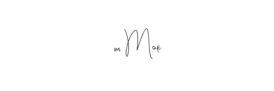 Use a signature maker to create a handwritten signature online. With this signature software, you can design (Andilay-7BmLP) your own signature for name ओm Mali. ओm Mali signature style 4 images and pictures png