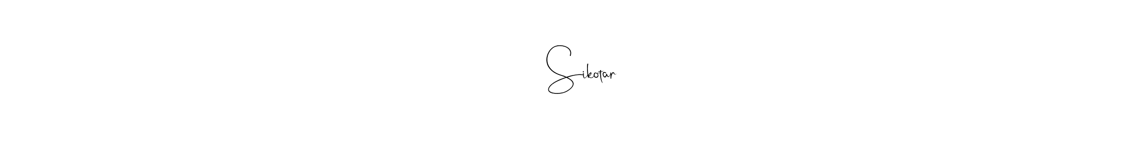 Also we have બીબડી Sikotar name is the best signature style. Create professional handwritten signature collection using Andilay-7BmLP autograph style. બીબડી Sikotar signature style 4 images and pictures png