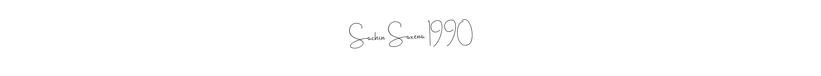 Use a signature maker to create a handwritten signature online. With this signature software, you can design (Andilay-7BmLP) your own signature for name ♥️ Sachin Saxena 1990 ♥️. ♥️ Sachin Saxena 1990 ♥️ signature style 4 images and pictures png