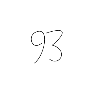 How to make  93 signature? Andilay-7BmLP is a professional autograph style. Create handwritten signature for  93 name.  93 signature style 4 images and pictures png