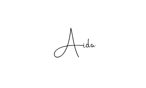 How to make  Aida signature? Andilay-7BmLP is a professional autograph style. Create handwritten signature for  Aida name.  Aida signature style 4 images and pictures png