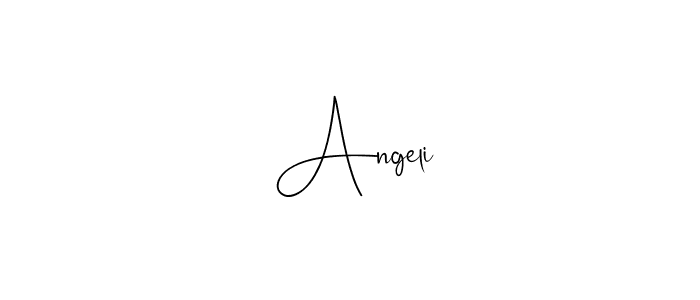 You can use this online signature creator to create a handwritten signature for the name  Angeli. This is the best online autograph maker.  Angeli signature style 4 images and pictures png