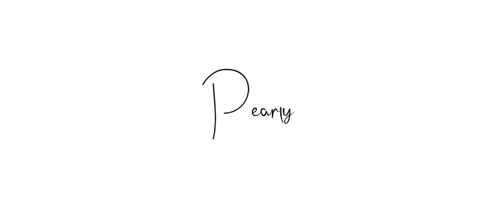 Also we have  Pearly name is the best signature style. Create professional handwritten signature collection using Andilay-7BmLP autograph style.  Pearly signature style 4 images and pictures png