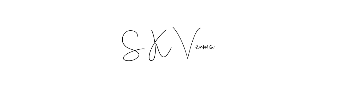 Also we have  S K Verma  name is the best signature style. Create professional handwritten signature collection using Andilay-7BmLP autograph style.  S K Verma  signature style 4 images and pictures png