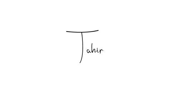 Here are the top 10 professional signature styles for the name  Tahir. These are the best autograph styles you can use for your name.  Tahir signature style 4 images and pictures png