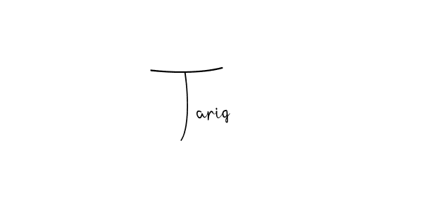 Also You can easily find your signature by using the search form. We will create  Tariq name handwritten signature images for you free of cost using Andilay-7BmLP sign style.  Tariq signature style 4 images and pictures png